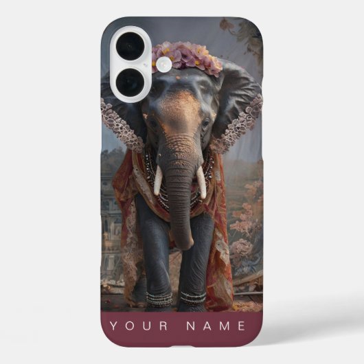 botanische olifant Case-Mate iPhone case (Achterkant)