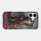 Botanische Olifant iPhone 16 Hoesje (Achterkant horizontaal)