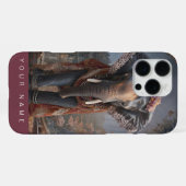 Botanische Olifant iPhone Hoesje (Achterkant horizontaal)