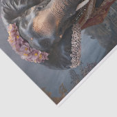 botanische olifant tissuepapier (Detail)