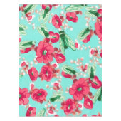  botanische olijfgroene bladeren Waterverf Tafelkleed (Voorkant)