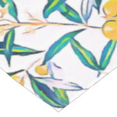  botanische olijfgroene bladeren Waterverf Tafelkleed (Gekanteld)