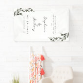 Botanische Olijftak Italiaans Probediner Spandoek (Insitu)