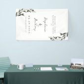 Botanische Olijftak Italiaans Probediner Spandoek (Beurs)