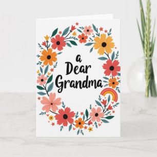 Botanische Oma Liefde Kaart
