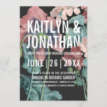 Botanische Omarm Huwelijksuitnodigingen