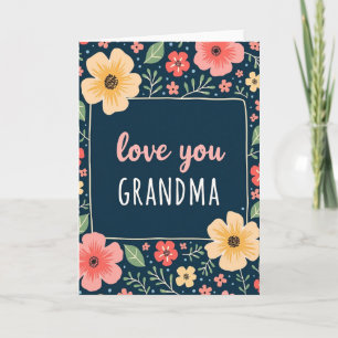 Botanische Oma's Liefdeskaart Kaart