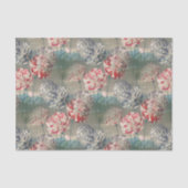 Botanische ontvlechting van  anjers tissuepapier (Voorkant)