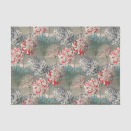 Botanische ontvlechting van  anjers tissuepapier