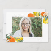 Botanische Oranges and Lemons Foto Afstudeerprojec Aankondiging (Voorkant)