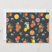 Botanische Oranges and Lemons Foto Afstudeerprojec Aankondiging (Achterkant)