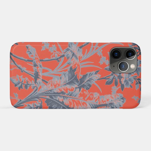Botanische Oranje Chinoiserie Case-Mate iPhone Case (Achterkant (horizontaal))
