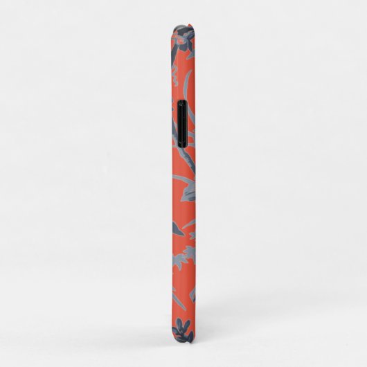 Botanische Oranje Chinoiserie Case-Mate iPhone Case (Achterkant/rechts)