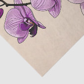 Botanische orchidee elegant tissuepapier (Detail)