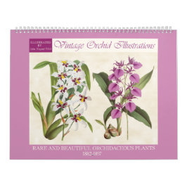  botanische orchideeënillustraties 2026 kalender
