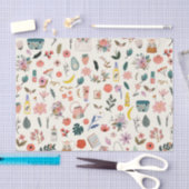 Botanische organische Natuur Tissuepapier (Craft)