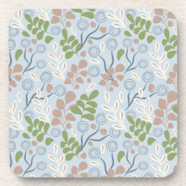 Botanische organische vormen bier onderzetter