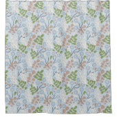 Botanische organische vormen douchegordijn (Voorkant)