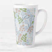 Botanische organische vormen latte mok (Rechts)