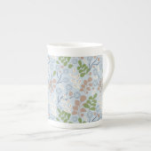 Botanische organische vormen porselein kop (Voorkant rechts)