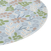 Botanische organische vormen snijplank (Hoek)