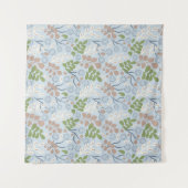 Botanische organische vormen wandkleed (Voorkant (horizontaal))