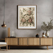 Botanische Oude Bloemen  Poster