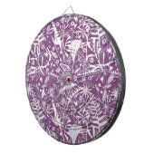 Botanische Paarse Modern Dartbord (Voorkant Rechts)
