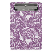 Botanische Paarse Modern Mini Klembord (Voorkant)