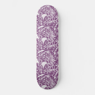 botanische Paarse olie Persoonlijk Skateboard