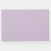 Botanische paarse pansieborst gastenboek (Achterkant)