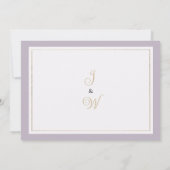 Botanische paarse sinaasappel roze gouden bloemen  kaart (Achterkant)