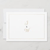 Botanische paarse sinaasappel roze gouden bloemen  kaart (Achterkant)