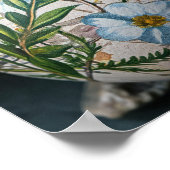 Botanische paaseieren sluiten poster (Hoek)