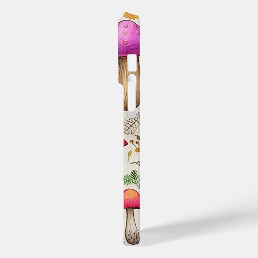 Botanische paddenstoel Case-Mate iPhone case (Achterkant / Links)