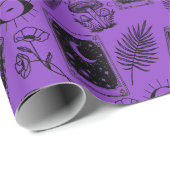 botanische paddenstoel van de heksentarot cadeaupapier (Rol Hoek)