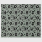 botanische paddenstoel van de heksentarot cadeaupapier (Vlak)