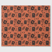 botanische paddenstoel van de heksentarot cadeaupapier (Vlak)