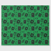 botanische paddenstoel van de heksentarot cadeaupapier (Vlak)