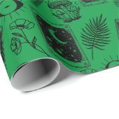 botanische paddenstoel van de heksentarot cadeaupapier (Rol Hoek)