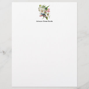 botanische pagina briefhoofd ontwerp