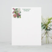  botanische pagina briefhoofd sjabloon (Staand voorkant)