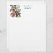  botanische pagina briefhoofd sjabloon (Voorkant / Achterkant)