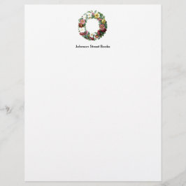  botanische pagina - Floral Wreate Custom Briefhoofd
