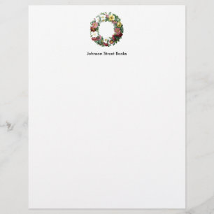  botanische pagina - Floral Wreate Custom Briefhoofd