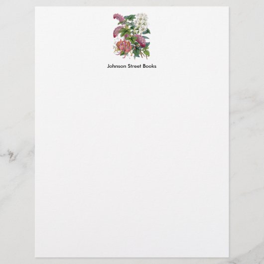 botanische pagina gepersonaliseerd briefhoofd (Voorkant)