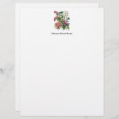 botanische pagina gepersonaliseerd briefhoofd (Voorkant / Achterkant)