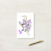 Botanische Paisley Post-it Notities | Bloemenkanto Post-it® Notes (Op bureau)