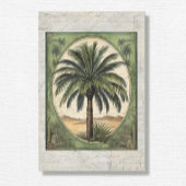 Botanische palmboom  Ephemera 5 Decoupage Tissuepapier