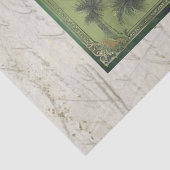 Botanische palmboom  Ephemera 5 Decoupage Tissuepapier (Detail)